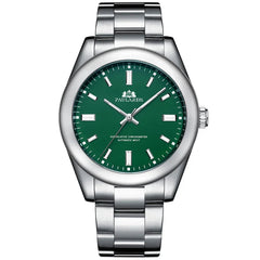 Automatic Watch for Men Mechanical Stainless Steel Luxury Red Yellow Sky Blue Green Colorful Rainbow 41mm Reloj Hombre Baratos