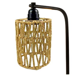 Paper rope lampshade hand woven bamboo lampshade Bohemian style lampshade ﻿
