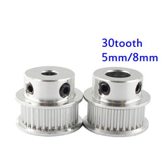 1Pcs GT2 Pulley 30 36 40 60 Tooth 60T 5mm Bore GT2 Timing Pulley for Reprap 3D Printer Parts gt2 pulley 60 teeth
