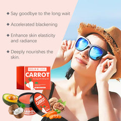 Carrot Black Gel Equalizes Skin Tone And Creates A Healthy Cream For Wheat Skin