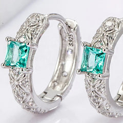 925 sterling silver daily versatile platinum plated earrings jewelry