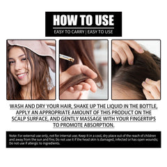 Collagen B7 Vitamin Hair Care Essential Oil Nourishes Hair Gently And Softens Hair