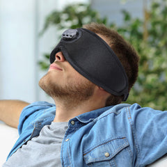 Bluetooth White Noise Milk Silk 3D Eye Socket Full Blackout Breathable Smart Music Sleep Mask