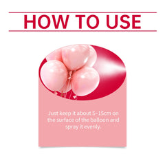 Balloon Shine Spray Brightens Up The Party Atmosphere With Easy To Apply Gloss Latex Balloon Spray