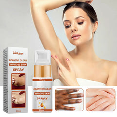 Acantho Clear Improve Skin Spray, Repair Black Spot, Elbow Knee Joint Black Whitening Skin Spray