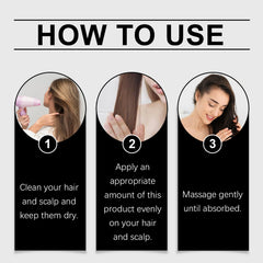Black Sesame Hair Care Essence Nourishes Hair, Improves Dry Hair And Split Ends