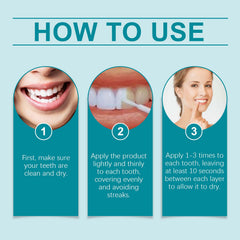 Instant Tooth Whitening Tooth Paint, Clean Tartar Very Well Tooth Dirt Yellow Teeth Care Dental Hygiene Mild Persistent And Pure And Fresh