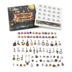 Halloween children DIY large hole bead bracelet bracelet necklace gift box blind box set accessories