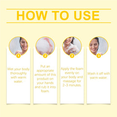 Moisturizing Body Wash Clean, Gentle, Refreshing And Comfortable Smooth Moisturizing And Nourishing Skin
