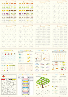 Full English version of calligraphy stickers Children's groove copybook Student hard pen practice copybook Magic writing sticker