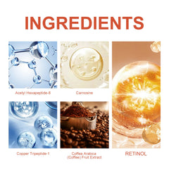 Retinol Polypeptide Revitalizing Eye Cream, Firming Skin Around Eyes Lighten Dark Circles Crow's Feet Moisturizing Eye Cream