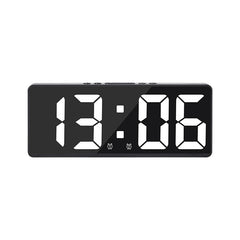 Multifunctional LED Digital Clock: Features number display, color nightlight, temp, calendar, alarm. Large size, backlit, great