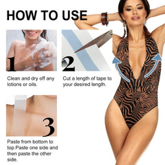 Breast Care Patch Invisible Bra Patch Care Anti-Slip Bump And Tuck Underwear Patch