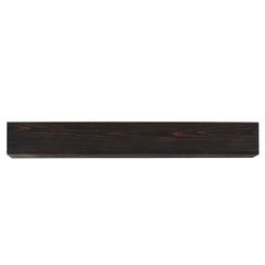 72" Rustic Wood Fireplace Mantel,Wall-Mounted & Floating Shelf for Home Decor Espresso