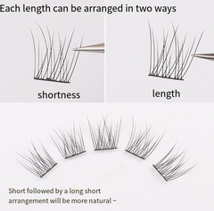 Lazy Fish Tail False Eyelashes Trilogy Natural Simulation Thick Single Cluster Lazy Series Deviruchi Eyelashes