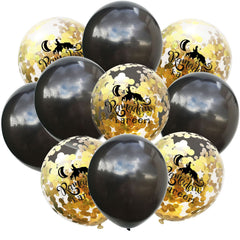 Moon Castle Party Celebrates Latex Balloon Transparent Paper Shard Glitter Balloon Set