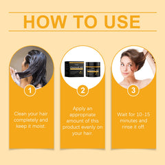 Coconut Oil Hair Mask Repair Dry Hair, Smooth And Glossy Hair Care Coconut Oil Hair Mask