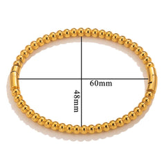 Fashion bamboo titanium steel bracelet female summer niche cold style ins stainless steel retro bamboo jewelry