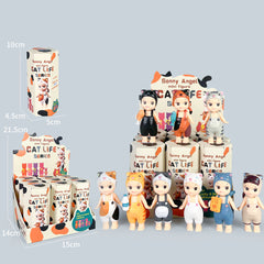 Party Angel Cheek Blind Box Car Ornament Mobile phone Decoration Handmade Anime Doll Finished End Box