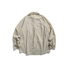 Casual sun protection long sleeved shirt jacket men's shirt