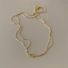 Titanium Steel Knotted Necklace