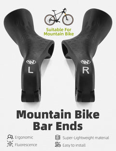 Ergonomic Design MTB Bicycle Road Gravel Mountain Bike Handlebar Bar Ends Gravel Bike Accessories Bike Grips
