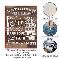 Landscape frameless canvas bedroom hanging painting spray painting oil painting cloth painting core