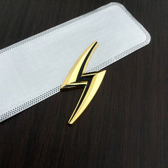 Rear tail sticker, engine hood sticker, creative metal sticker, lightning sticker