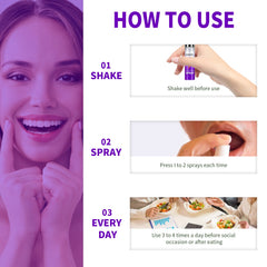 Fresh Mouth Spray, Clean Bad Breath Fresh Breath Fragrance Portable Spray