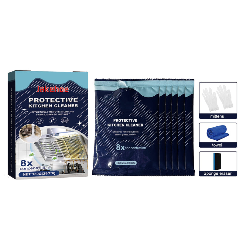 Kitchen Cleaning Detergent Powder, Stove Hood Kitchen Utensils Heavy Oil Cleaning Decontamination Detergent