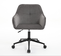 Velvet Office Desk Chair, Modern Home Desk Chair with Wheels , Vanity Chairs for Living Room, Bedroom,Study Room
