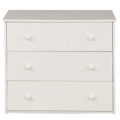Low Study Twin Loft Bed with Cabinet and Rolling Portable Desk - White (OLD SKU :LP000113AAK)