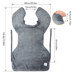 Plug-In Heating Shawl Blanket Flannel 3-Speed Shoulder Neck Back Warm Clothes Electric Blanket