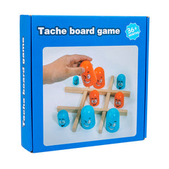 Preschool board game nesting doll face changing cross chess training intelligence parent-child interactive puzzle toy