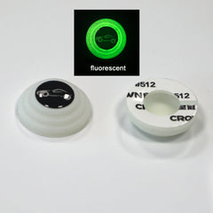 20pcs Universal Branded Silicone Car Door Shock Absorbing Buffers Protector Stickers Bumper, Fluorescent and Blac