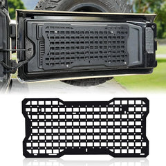 JK&JL Tailgate Tactical Panel for Wrangler Tailgate Tool Kit/JL Organizer Racks Compatible with Jeep Wrangler 2007-2022 JK JKU &