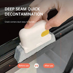 Two In One Detachable Window Slot Cleaning Brush, Door and Window Groove Brush, Glass Window Slot, Window Sill Gap Brush