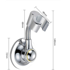 Vacuum Suction Cup Adhesive Stick Shower Bracket Wall Mount Holder for Hand Held Shower Head