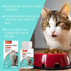 Cat Probiotic Tablets To Improve Intestinal Health, Balance Digestion And Absorption Of Pet Nutritional Supplements