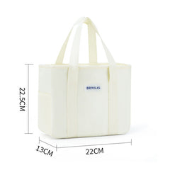 Simple style fresh ice pack commuter insulation lunch box bag lunch lunch bag