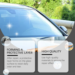Car Windshield Repair Fluid Set, Car Front Windshield Repair Cracks Clear Vision