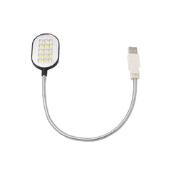 Ultra Bright 15 LED Flexible 35.2cm Mini Computer USB Work Light Lamp Flashlight For PC Laptop Convenient for Reading