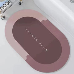 Soft cushion floor mat absorbent foot mat bathroom non-slip quick-drying toilet door carpet bathroom door mat