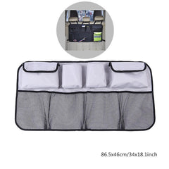 Car Rear Seat Back Storage Bag Multi Hanging Nets Pocket Trunk Bag Organizer Auto Stowing Tidying Interior Accessories Supplies