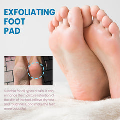 3D Intense Exfoliating Foot Pad, Foot Care Clean Horny Calluses, Anti-chapping And Moisturizing Foot Mask