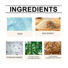 Ouhoe Rice Protective Cream Outdoor Uv Isolation Waterproof Moisturizing Skin Refreshing Non-Sticky Protective Cream