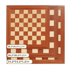 International Chess Heavy Woodgrain Chess Wooden Chess Board Western Chess Adult Luxury Set Chess