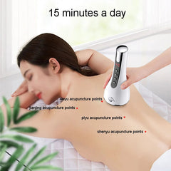 EMS Gua Sha Scraping Body Slim Massager Infrared Therapy Anti Cellulite Fat Burner Beauty Dredging Warm Brush Electro Stimulator