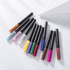 HANDAIYAN FDA Approved Color Matte Eyeliner Liquid Imitation Water 12-Pack