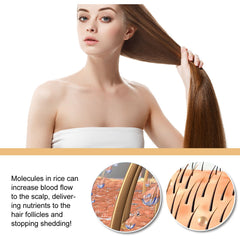 Rice Anti-Slip Shampoo Soap, Moisturizes Scalp Cleans Hair Repairs Damaged Hair And Strengthens Hair Shampoo Soap